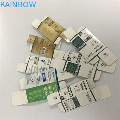 Hộp nhỏ tùy chỉnh In 10ml Chai tinh dầu 30ml Hộp đựng dầu giọt CBD
