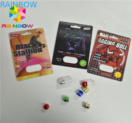 UV In vỉ Bao bì Thẻ CBD Dầu Chai Giấy vỉ / Hộp Vape điện tử