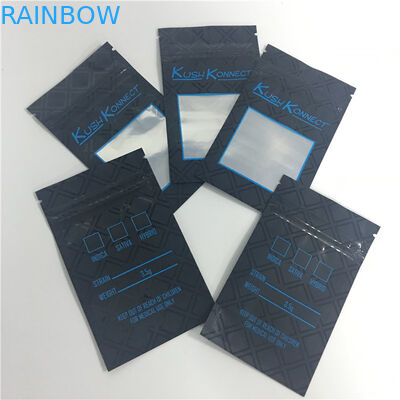 Bánh quy có thể đóng nắp Ba túi niêm phong Túi Mylar Ziplock In ống đồng