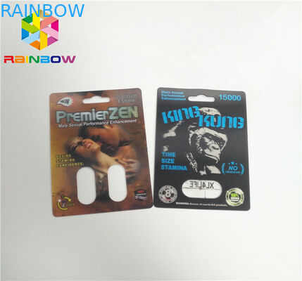 Capsule Container Blister Card Bao bì Sex Pills Power Tiller 69 7 3d 6000