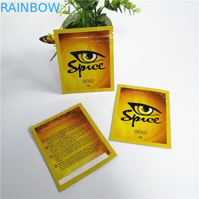 Thực phẩm Lớp Nhôm Lá Đứng Lên Túi Có thể kéo lại kẹo Cbd Gummy Bears Bao bì