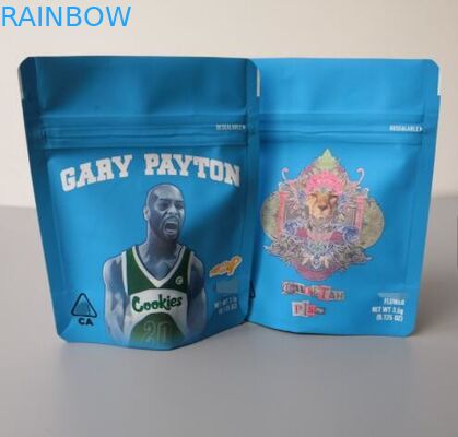 3.5g Bánh quy CBD Ziplock Bao bì, Túi nhôm đựng giấy chứng nhận FDA