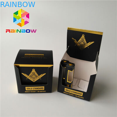 Thiết kế tùy chỉnh Cbd Vape Cartridge Mylar Túi Bao bì Mờ bề mặt Hoàn thiện