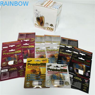 Bao bì vỉ bền bền Hộp thuốc tăng cường nam Zen Zen