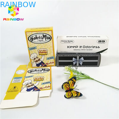 Có thể tái chế tùy chỉnh thiết kế logo thương hiệu in UV Hộp giấy dập nóng có lỗ treo cho quà tặng mỹ phẩm