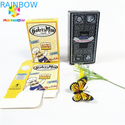 Glossy sáng bóng nóng dập logo thương hiệu OEM in hộp giấy quà tặng mỹ phẩm lông mi bao bì thẻ hộp