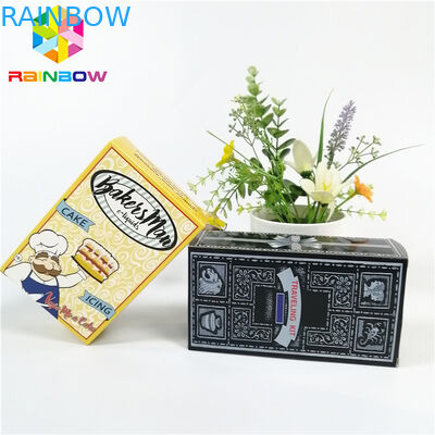 Glossy sáng bóng nóng dập logo thương hiệu OEM in hộp giấy quà tặng mỹ phẩm lông mi bao bì thẻ hộp