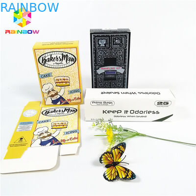 Bóng loáng thiết kế OEM logo in thẻ giấy hộp quà tặng mỹ phẩm lông mi bao bì hộp thẻ