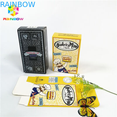 Đầy đủ màu sắc tùy chỉnh logo hộp giấy thủ công UV với lỗ treo chai quà tặng mỹ phẩm hộp đóng gói