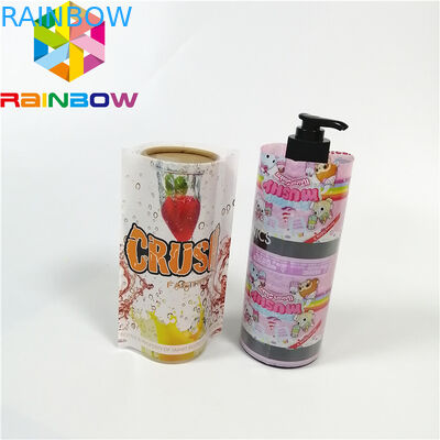 Tùy chỉnh in nhãn co lại nhãn nhựa PET / PVC Chất liệu bóng Bề mặt cán