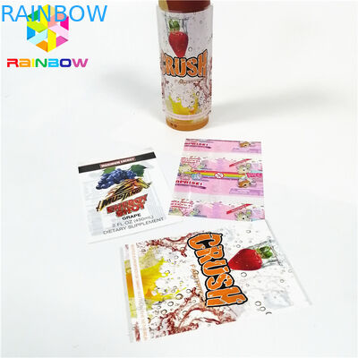 Nhãn đầy màu sắc PVC PET Shrink Tay áo Nhãn Glass Chai Cup Nhãn Nhãn