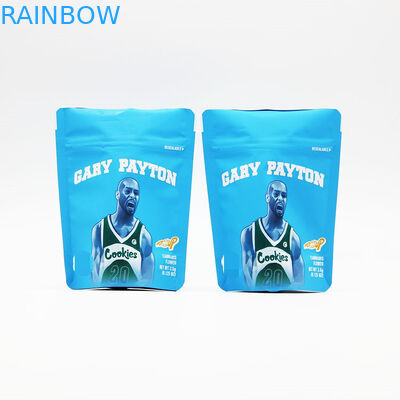 Túi tùy chỉnh bao bì thảo dược, Mylar Cookies Đứng lên Zipper Zipper