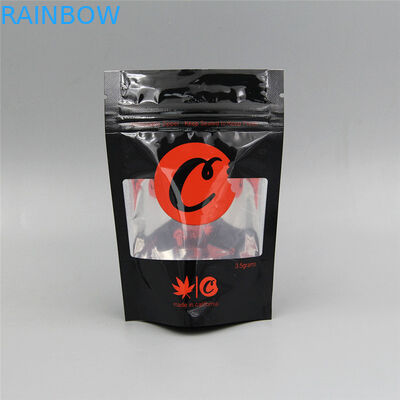 Túi tùy chỉnh bao bì thảo dược, Mylar Cookies Đứng lên Zipper Zipper