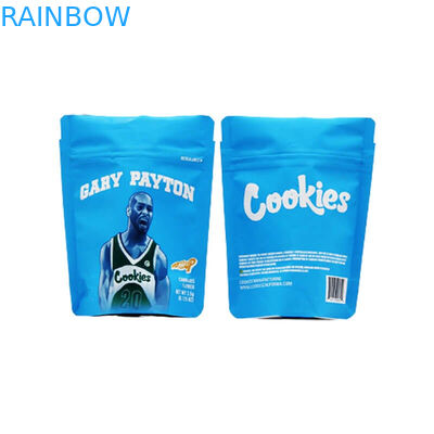 Túi tùy chỉnh bao bì thảo dược, Mylar Cookies Đứng lên Zipper Zipper