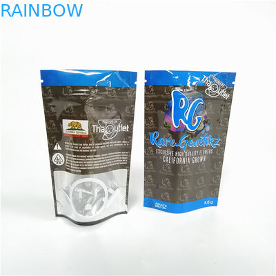 In UV Gloss Ziplock Đứng lên Túi Nuts Bao bì thực phẩm ăn nhẹ