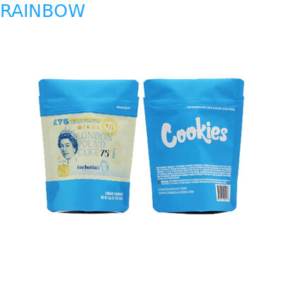 CBD Runtz Cookies Ziplock có thể đóng gói Bao bì túi Mylar Túi MOPP / VMPET / PE Chất liệu