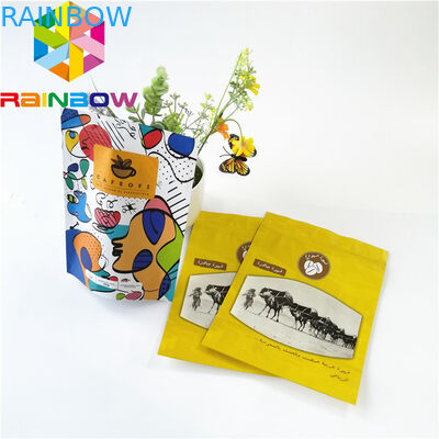 Mùi nhôm bằng chứng bao bì Túi nhựa Mylar Khóa Zip cho cà phê