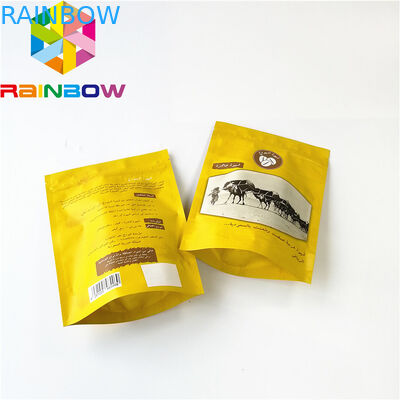 Tùy chỉnh in nhôm lá bao bì thực phẩm Túi nhiều lớp Khóa Zip cho thịt bò Jerky