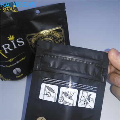 Smell Proof Herbal Incense Bao bì Túi trẻ em Zipper Top Kích thước nhỏ