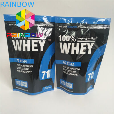 Tùy chỉnh In Snack Bag Bao bì Đứng lên Túi Ziplock Resealable Kết thúc bóng