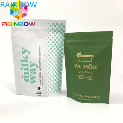 Tùy chỉnh In Snack Bag Bao bì Đứng lên Túi Ziplock Resealable Kết thúc bóng