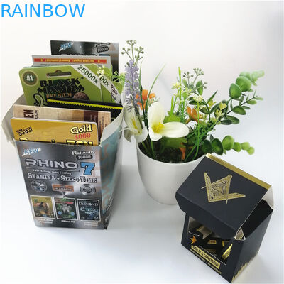 Gói vỉ tăng cường tình dục nam Bao bì 350g 400g Hộp hiển thị giấy cho viên nang