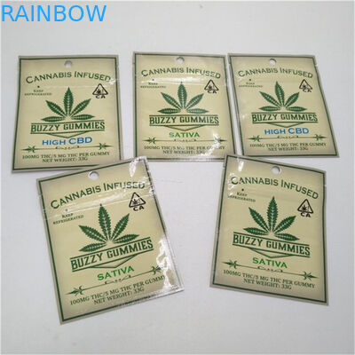 Tùy chỉnh in bằng chứng trẻ em Ziplock Mylar Bag Gummies Túi Kratom Pill Sachet