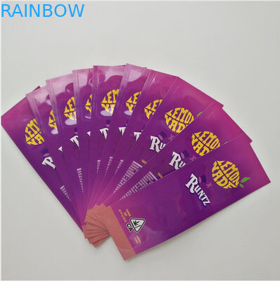 Ba túi niêm phong Túi nhựa Bao bì Zipper Top Bag cho CBD Weed Cần sa