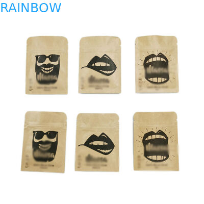 Bao bì thực phẩm Đứng lên Zipper Zipper Túi nhựa tái chế Ziplock cho các loại hạt