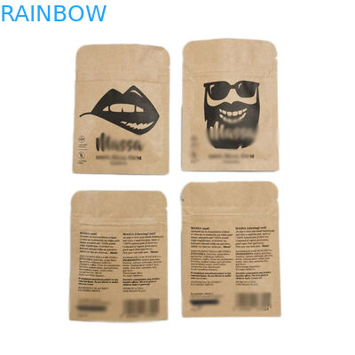 Reusable 3 Side Sealed Tea Bags Packaging Peanut Powder Pouch For Pill Medication