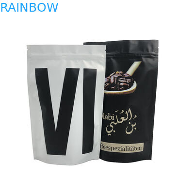 Flat Bottom Packaging Tea Bags Snack Mylar Food Nuts Packing Stand Up On Shelf