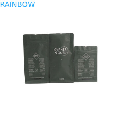 Kích thước tiêu chuẩn Túi Gusset dưới cùng E Zipper Alumnium Foil Mylar Smell Proof Cấp thực phẩm