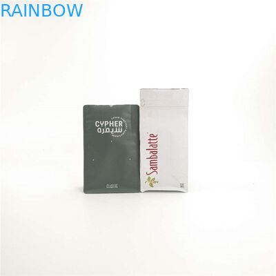 Túi đôi Ziplock Mylar đáy Gusset Bao bì nhựa Biodegradeble có van