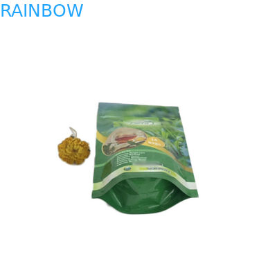 Eco Thân thiện Túi trà Bao bì Túi Túi Đóng gói Đứng lên với khóa kéo