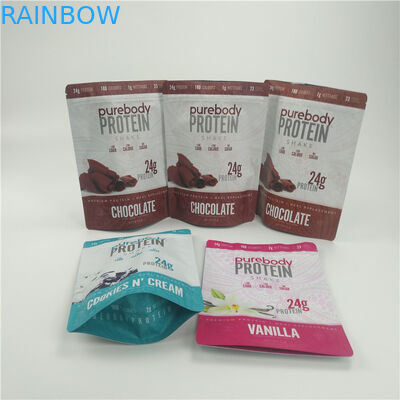 K Túi đứng lên Túi cà phê Nhôm Resealable Tùy chỉnh in đầy đủ màu