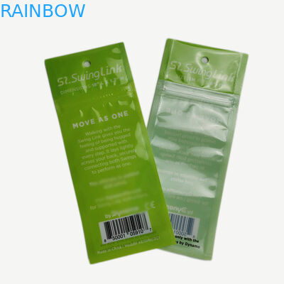 Ba mặt kín Tansparent Túi trước Thực phẩm Sức khỏe Wrapper Zipper Tùy chỉnh hàng đầu