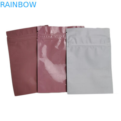 Bánh kẹo Quà tặng đứng lên Bao bì Túi Ziplock Trong suốt Poly Mylar Bag