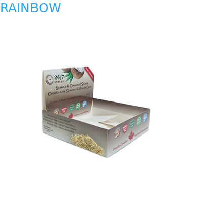 Tùy chỉnh In đầy đủ Hộp giấy Bao bì Thực phẩm Lớp Tông Tông Bar Pack