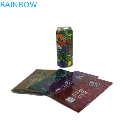 In offset In nhãn chai co nhiệt Pet / Pvc Thiết kế tùy chỉnh linh hoạt