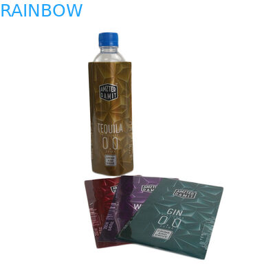 In offset In nhãn chai co nhiệt Pet / Pvc Thiết kế tùy chỉnh linh hoạt