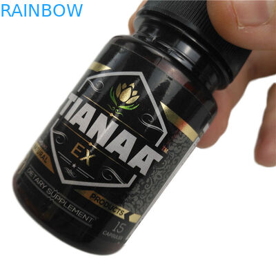 Nước chai Nước giải khát tay áo nhãn tùy chỉnh nhựa đủ màu in