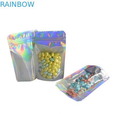 Ba mặt niêm phong thực phẩm Snack Túi bao bì Vật liệu nhựa với Ziplock