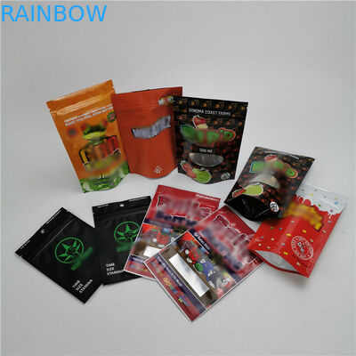 Túi nhựa chống trẻ em Bao bì Thoát khỏi túi Mylar cho CBD Gummies Bao bì