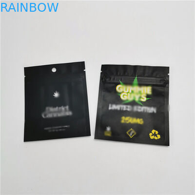 In kỹ thuật số Túi nhựa Đóng gói Thoát Mylar Túi cho CBD Gummies Bao bì