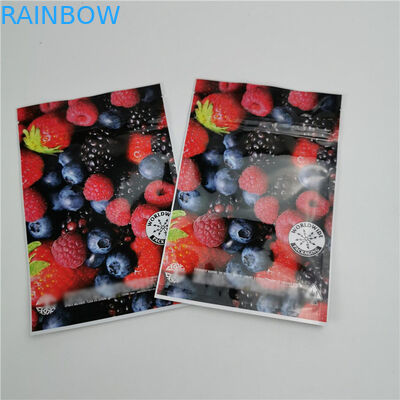 Vàng mờ màu nhựa Zipper Zipper Túi trẻ em chống cho bao bì Gummies