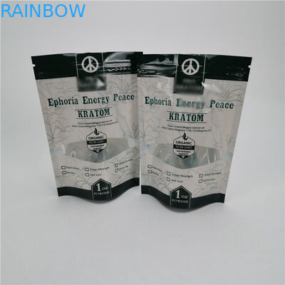 Túi nhựa thân thiện với môi trường Bao bì có mùi bằng chứng Zip Lock CBD Oil Weed Hemp Bag