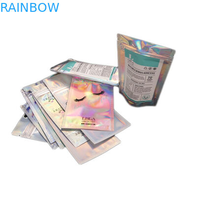 Zipper trong suốt phía trước ống đồng In ấn trang điểm túi tổ chức