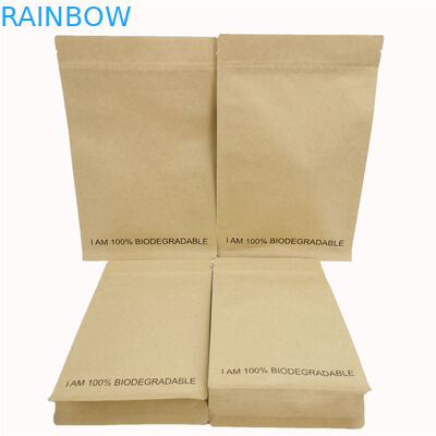 Khóa kéo có thể khóa lại Vmpet Túi giấy tùy chỉnh