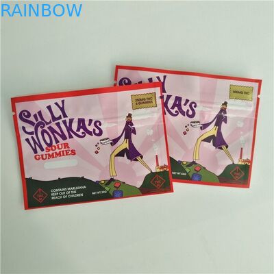 In ống đồng phẳng 3,5g túi bằng chứng trẻ em Ziplock