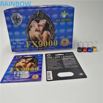 Tùy chỉnh in nhựa Rhino Pills Thẻ vỉ đóng gói